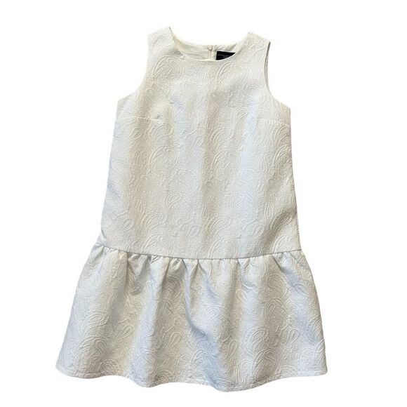 Victoria Beckham X Target White Drop Waist Girls Dress Size XL - Picture 1 of 9